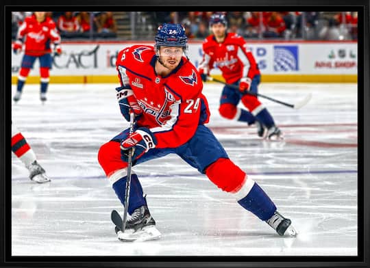 Connor McMichael 20" x 29" Framed Canvas Washington Capitals 31.5" x 22.5"